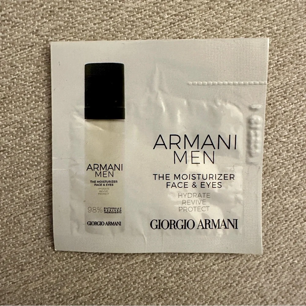 Giorgio Armani Men's Skincare Samples